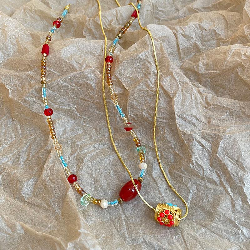 Овальное ожерелье-подвеска из бисера, национальный стиль, легкая роскошь, высокое чувство, цепочка для ключицы, изысканные универсальные темпераментные украшения для женщин
Овальное ожерелье-подвеска из бисера, национальный стиль, легкая роскошь, высокое чувство, цепочка для ключицы, изысканные универсальные темпераментные украшения для женщин