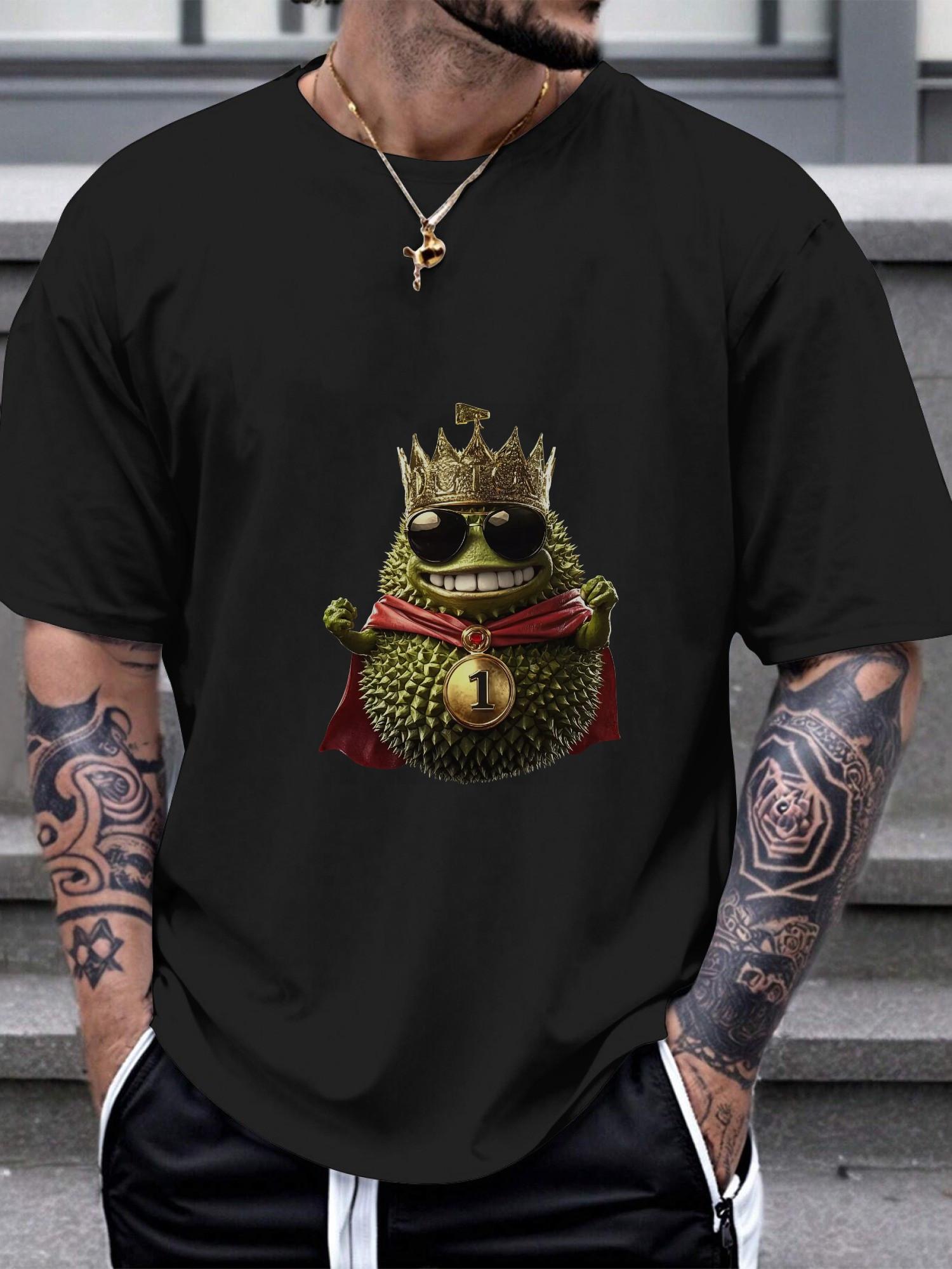 1pc Durian Character Whimsical Graphic T-shirt - 180g Cotton Crew Neck Short Sleeve M
1pc Durian Character Whimsical Graphic T-shirt - 180g Cotton Crew Neck Short Sleeve M