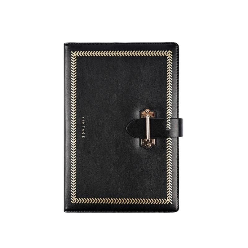 Professional PU Leather Notebook 222 Pages Lined Ribbon Bookmarks PU Leather Pen Slots Hardcover Journal for Writing чорний
Professional PU Leather Notebook 222 Pages Lined Ribbon Bookmarks PU Leather Pen Slots Hardcover Journal for Writing чорний