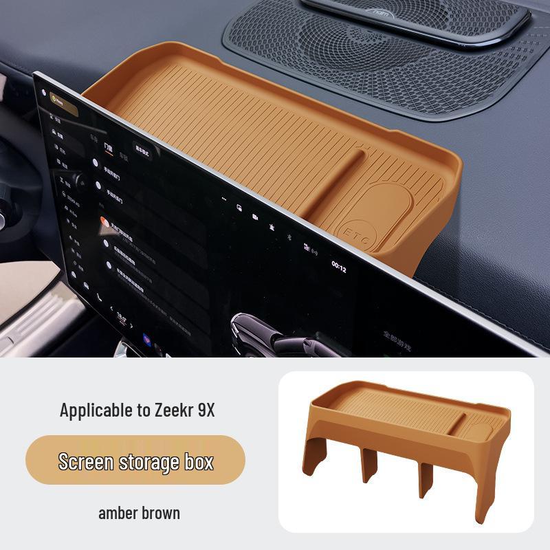 Zeekr 9X Silicone Center Console Screen Rear Storage Box Accessories
Zeekr 9X Silicone Center Console Screen Rear Storage Box Accessories