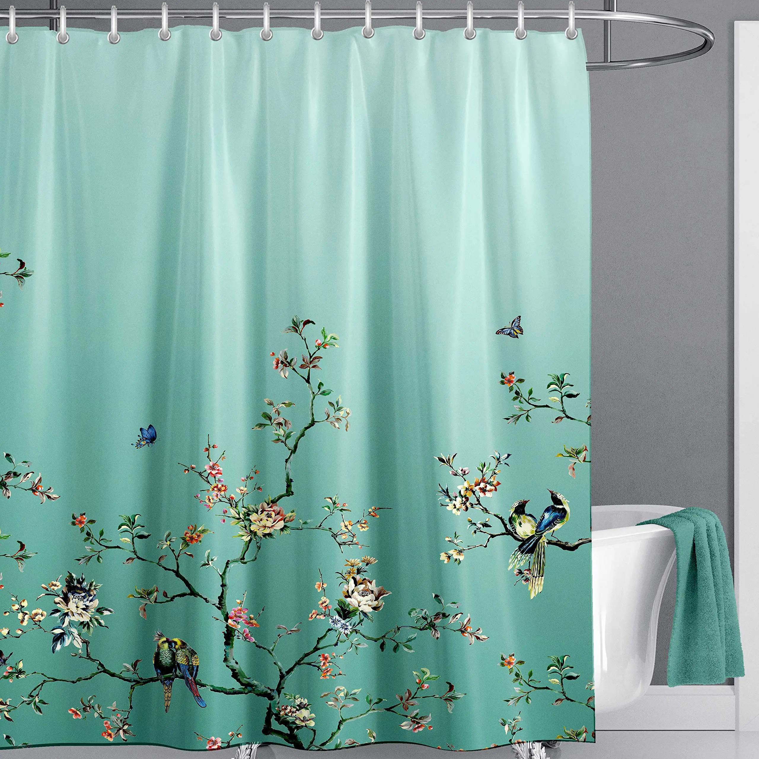 Unframed Pink Cherry Blossom Peach Blossoms Shower Curtain Set Flowers White Background Girl Bathroom Polyester Cloth Screen 12 W60H190(CM)-1 Pcs
Unframed Pink Cherry Blossom Peach Blossoms Shower Curtain Set Flowers White Background Girl Bathroom Polyester Cloth Screen 12 W60H190(CM)-1 Pcs
