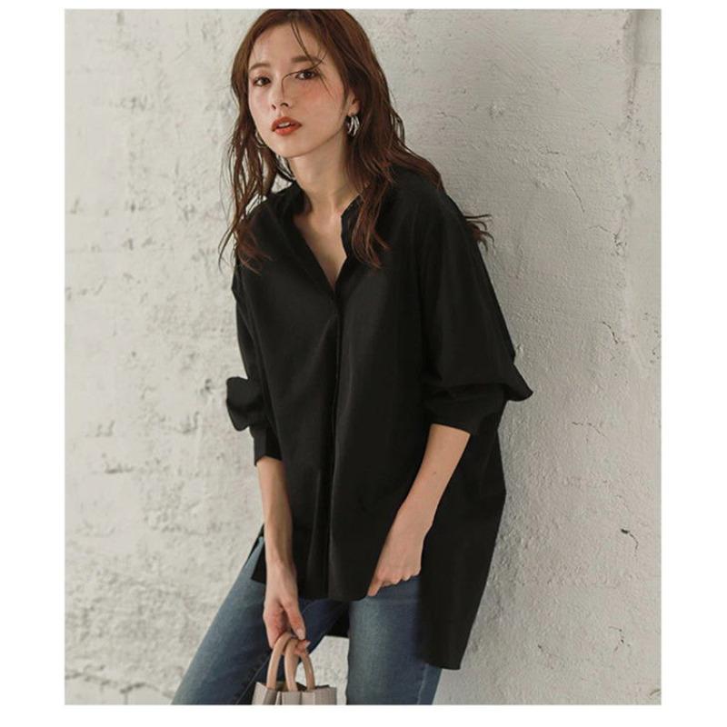 Весна и лето Новая рубашка Корейская версия Свободный топ для женщин L
Весна и лето Новая рубашка Корейская версия Свободный топ для женщин L