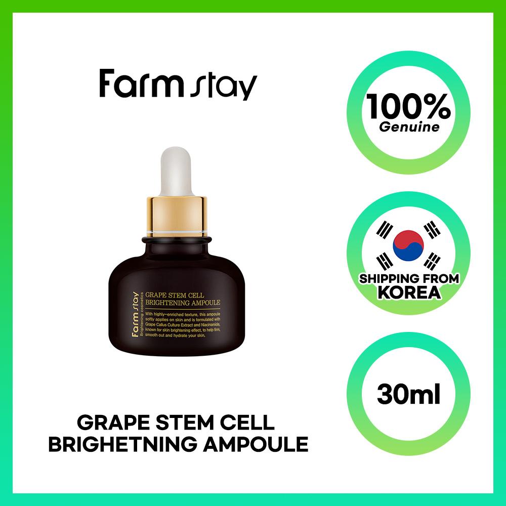 FARM STAY Grape Stem Cell Whitening Ampoule 30ml - отбеливающая ампула со стволовыми клетками винограда 1pcs
FARM STAY Grape Stem Cell Whitening Ampoule 30ml - отбеливающая ампула со стволовыми клетками винограда 1pcs