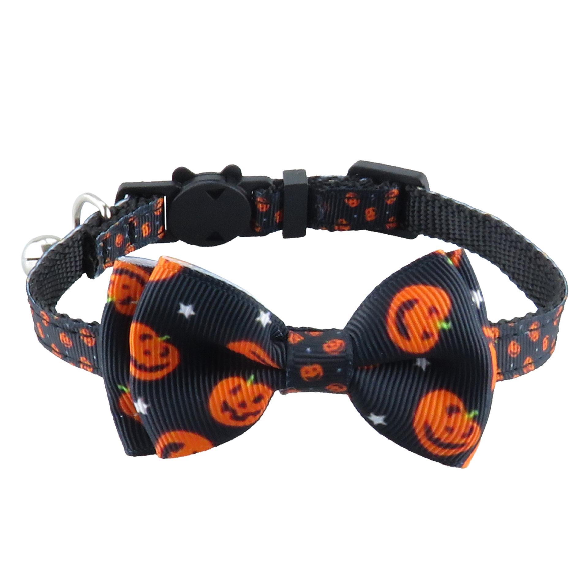 New Pet Cat Collar Halloween Woven Cat Collar Pumpkin Ghost Bow Tie Removable Cat Collar Holiday Cosplay Decoration with Bell 1.0x28CM
New Pet Cat Collar Halloween Woven Cat Collar Pumpkin Ghost Bow Tie Removable Cat Collar Holiday Cosplay Decoration with Bell 1.0x28CM