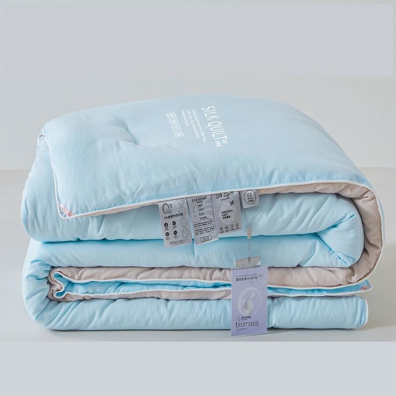 Solid color silk quilt New mulberry silk spring and autumn quilt Thickened dormitory winter quilt Universal in all seasons 150x200cm 2kg
Solid color silk quilt New mulberry silk spring and autumn quilt Thickened dormitory winter quilt Universal in all seasons 150x200cm 2kg