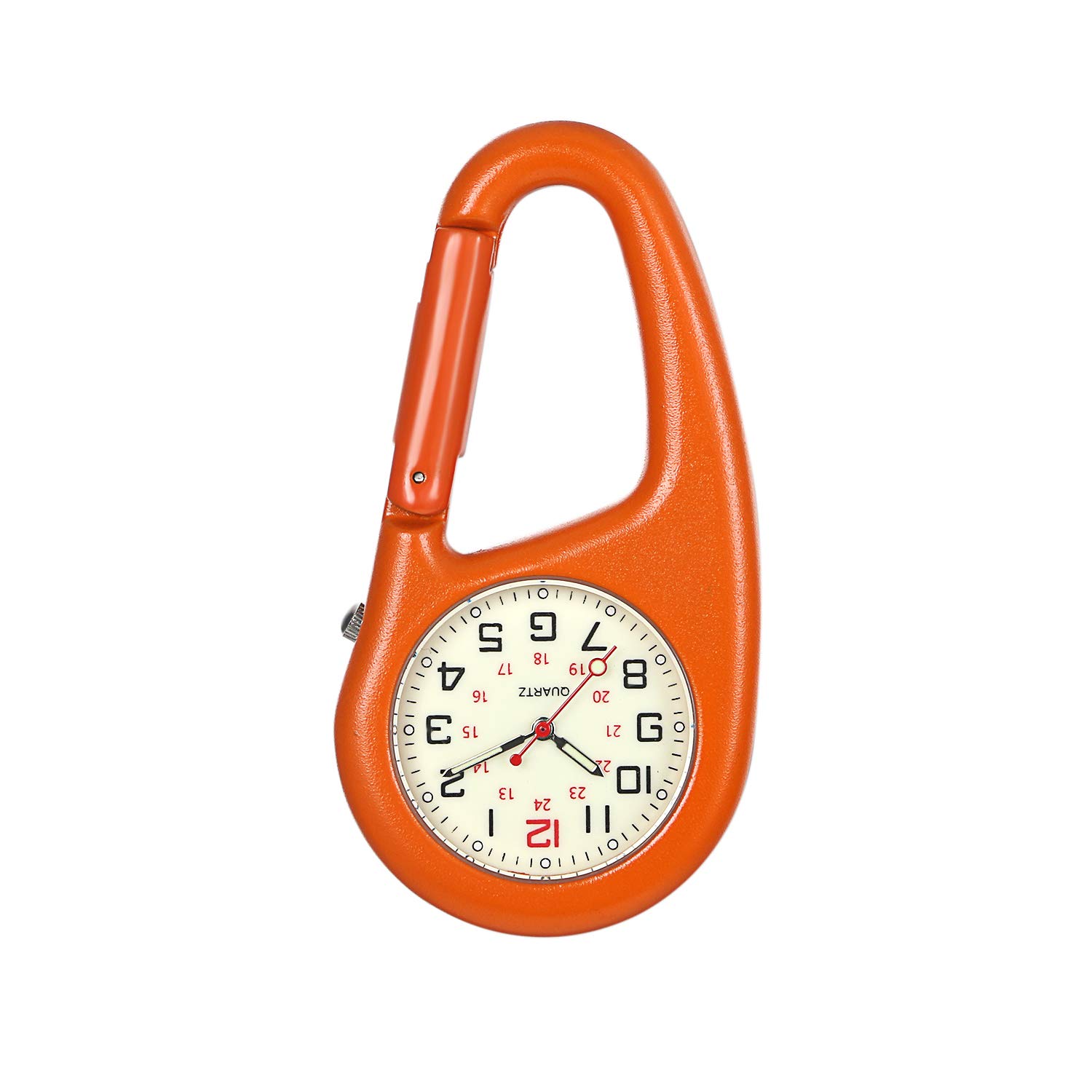 JEWELRYWE Часы-клипса Светящиеся Аналоговые Водонепроницаемые Клипса для сумки для альпинизма Спортивные часы Популярный модный аксессуар (оранжевый) оранжевый
JEWELRYWE Часы-клипса Светящиеся Аналоговые Водонепроницаемые Клипса для сумки для альпинизма Спортивные часы Популярный модный аксессуар (оранжевый) оранжевый