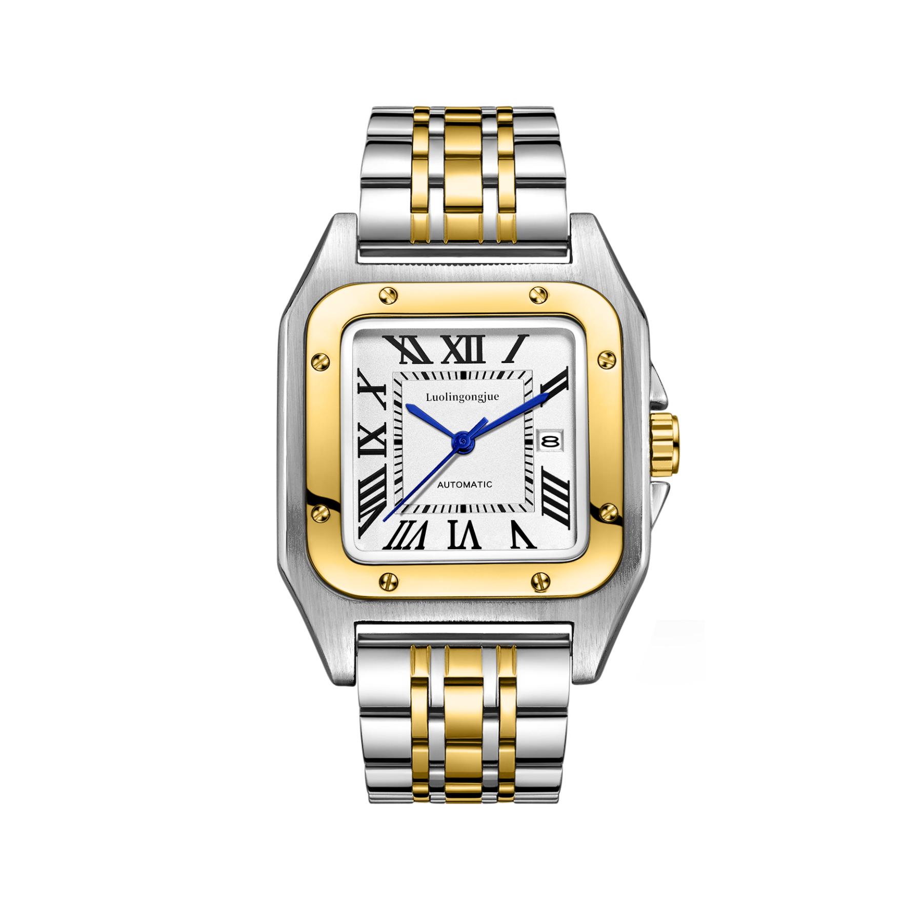 Мужские часы-скелетон из нержавеющей стали Герцог Лотарингии - Классические автоматические модные часы
Мужские часы-скелетон из нержавеющей стали Герцог Лотарингии - Классические автоматические модные часы