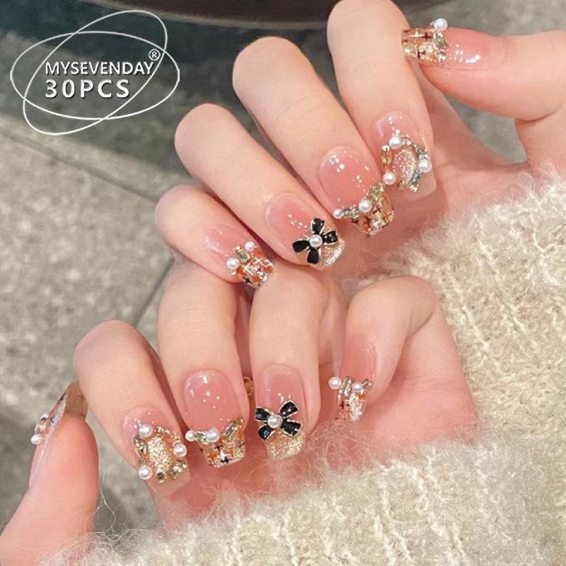 New High-End Pearl Style Wearable Nails - Douyin Trend, Gentle Fragrance Manicure Handmade Nails S #10 pieces/bag
New High-End Pearl Style Wearable Nails - Douyin Trend, Gentle Fragrance Manicure Handmade Nails S #10 pieces/bag