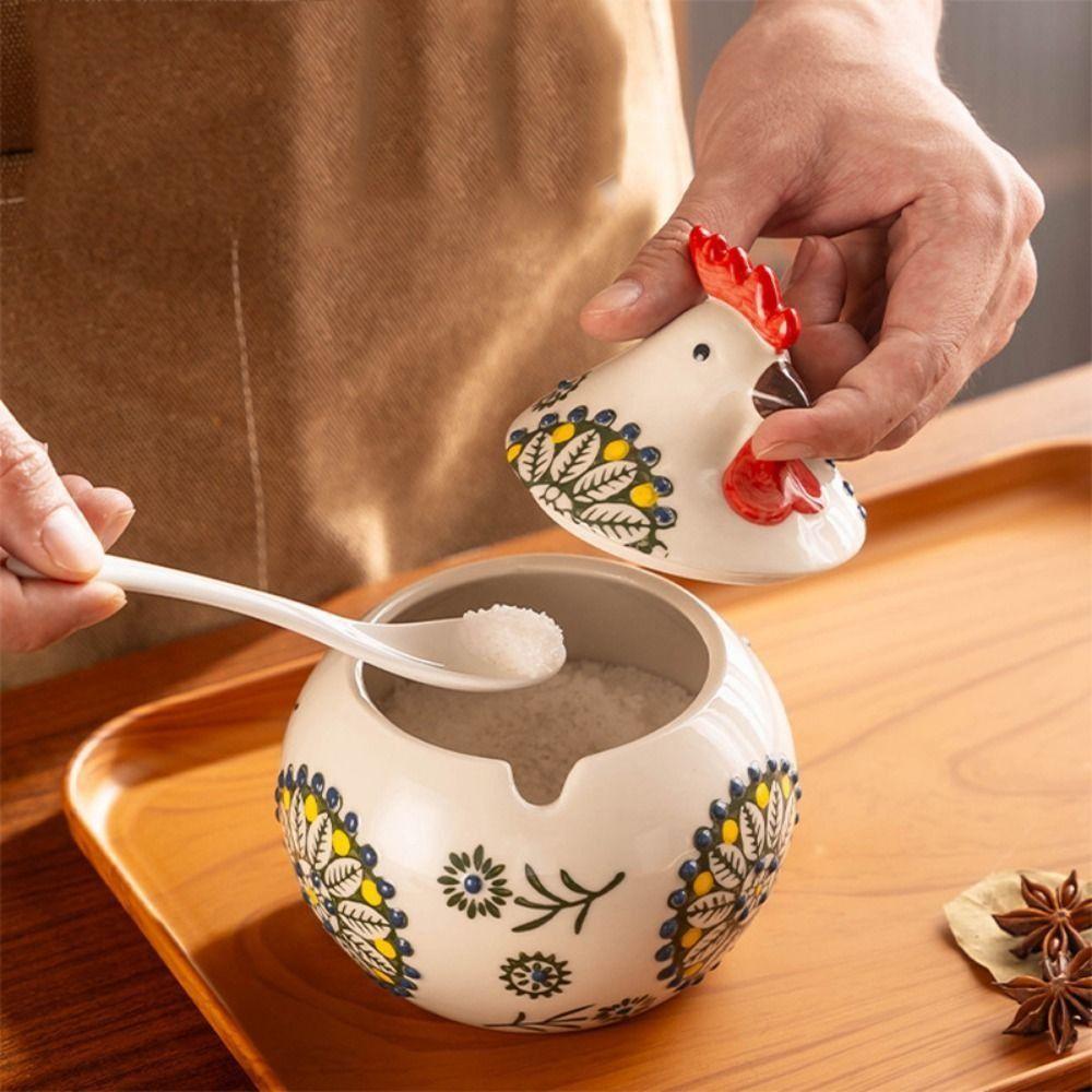 Creative Rooster Ceramic Spice Jars Household Porcelain Condiment Pot Kitchen Utensils синій
Creative Rooster Ceramic Spice Jars Household Porcelain Condiment Pot Kitchen Utensils синій