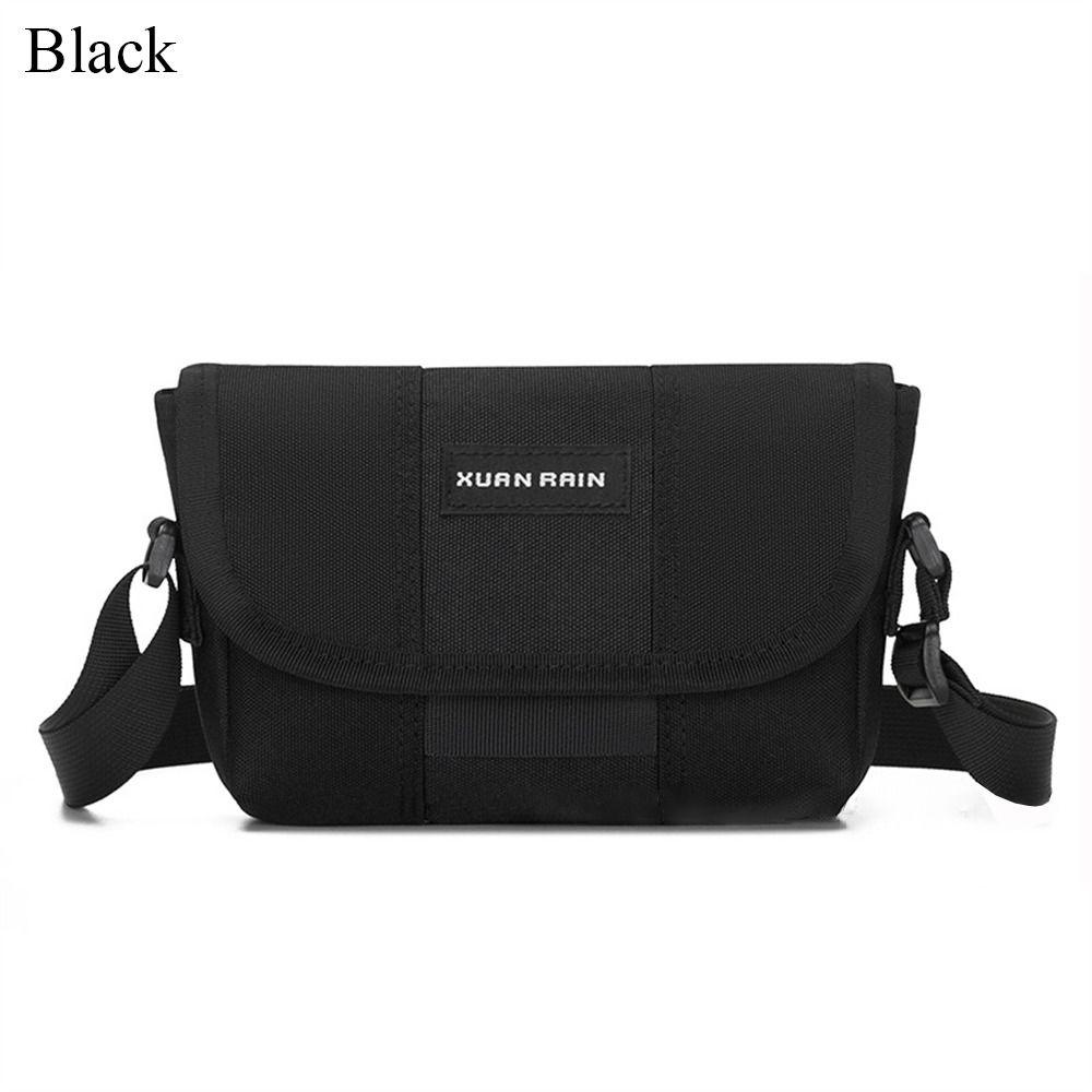 Waterproof Shoulder Bag Fashi Leisure Solid Color Nyl Cross-body Bag Sling Bag Women Men чорний
Waterproof Shoulder Bag Fashi Leisure Solid Color Nyl Cross-body Bag Sling Bag Women Men чорний