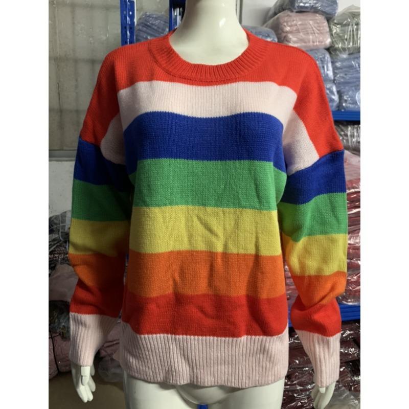 Осенне-зимний женский трикотажный свитер больших размеров в полоску с заниженной линией плеч и длинным рукавом XXL красный
Осенне-зимний женский трикотажный свитер больших размеров в полоску с заниженной линией плеч и длинным рукавом XXL красный