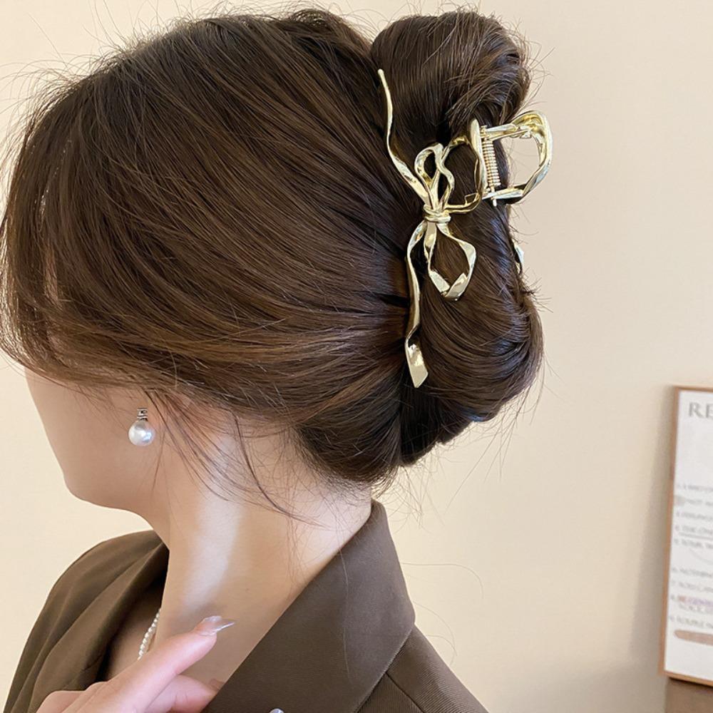 Hair Accessories Bowknot Hair Clip Metal Bowknot Bow Shark Clip Punk Style Bow Hair Claw Gift серебряный
Hair Accessories Bowknot Hair Clip Metal Bowknot Bow Shark Clip Punk Style Bow Hair Claw Gift серебряный