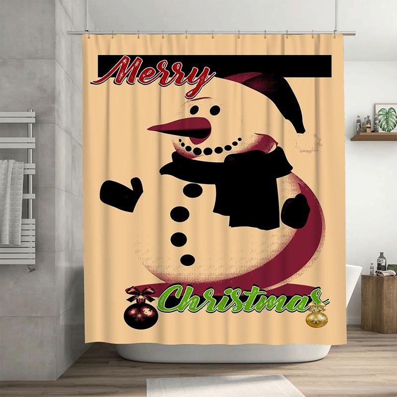 Tuniu Charming Christmas Snowman Bathroom Decor Shower Curtain Set Festive Holiday Home Decor Waterproof Cute Fun Design Holiday W60H190(CM)-1 Pcs
Tuniu Charming Christmas Snowman Bathroom Decor Shower Curtain Set Festive Holiday Home Decor Waterproof Cute Fun Design Holiday W60H190(CM)-1 Pcs
