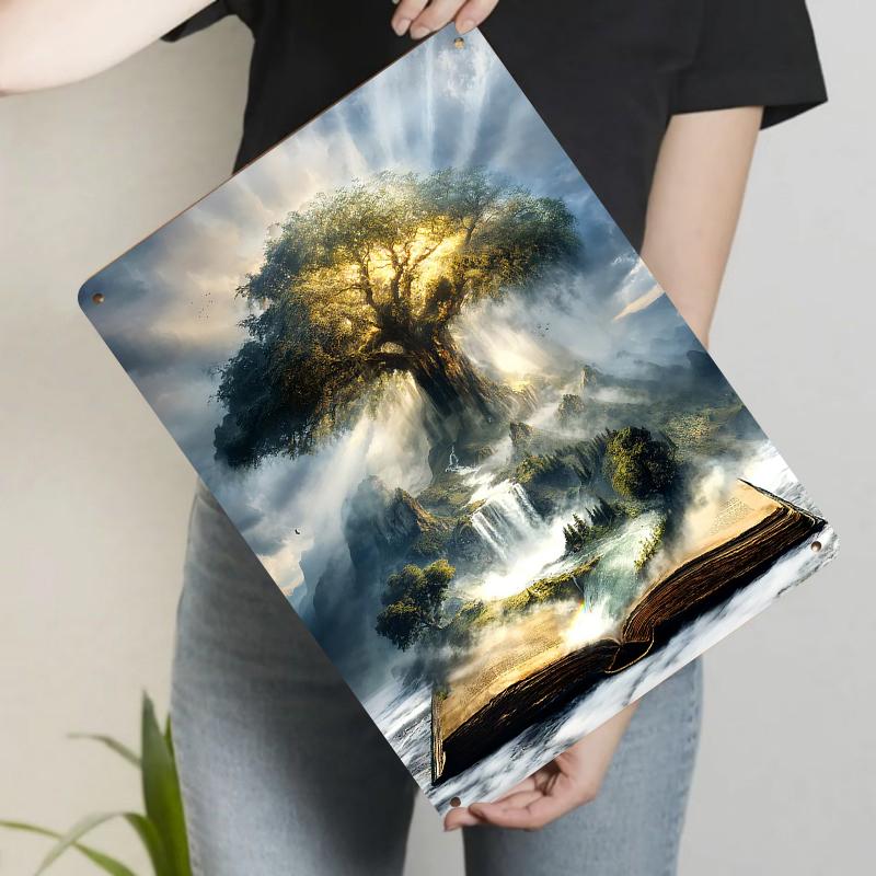 Enchanted Glowing Ancient Tree Waterfall Scenery Metal Wall Art Home Decor Living Room StudyWall Hanging Art Painting 20x30cm(7.8x11.8inch)
Enchanted Glowing Ancient Tree Waterfall Scenery Metal Wall Art Home Decor Living Room StudyWall Hanging Art Painting 20x30cm(7.8x11.8inch)