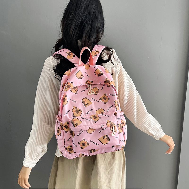 New large-capacity high-value cute backpack graffiti printing student schoolbag trendy versatile travel backpack female one size fits all чорний
New large-capacity high-value cute backpack graffiti printing student schoolbag trendy versatile travel backpack female one size fits all чорний