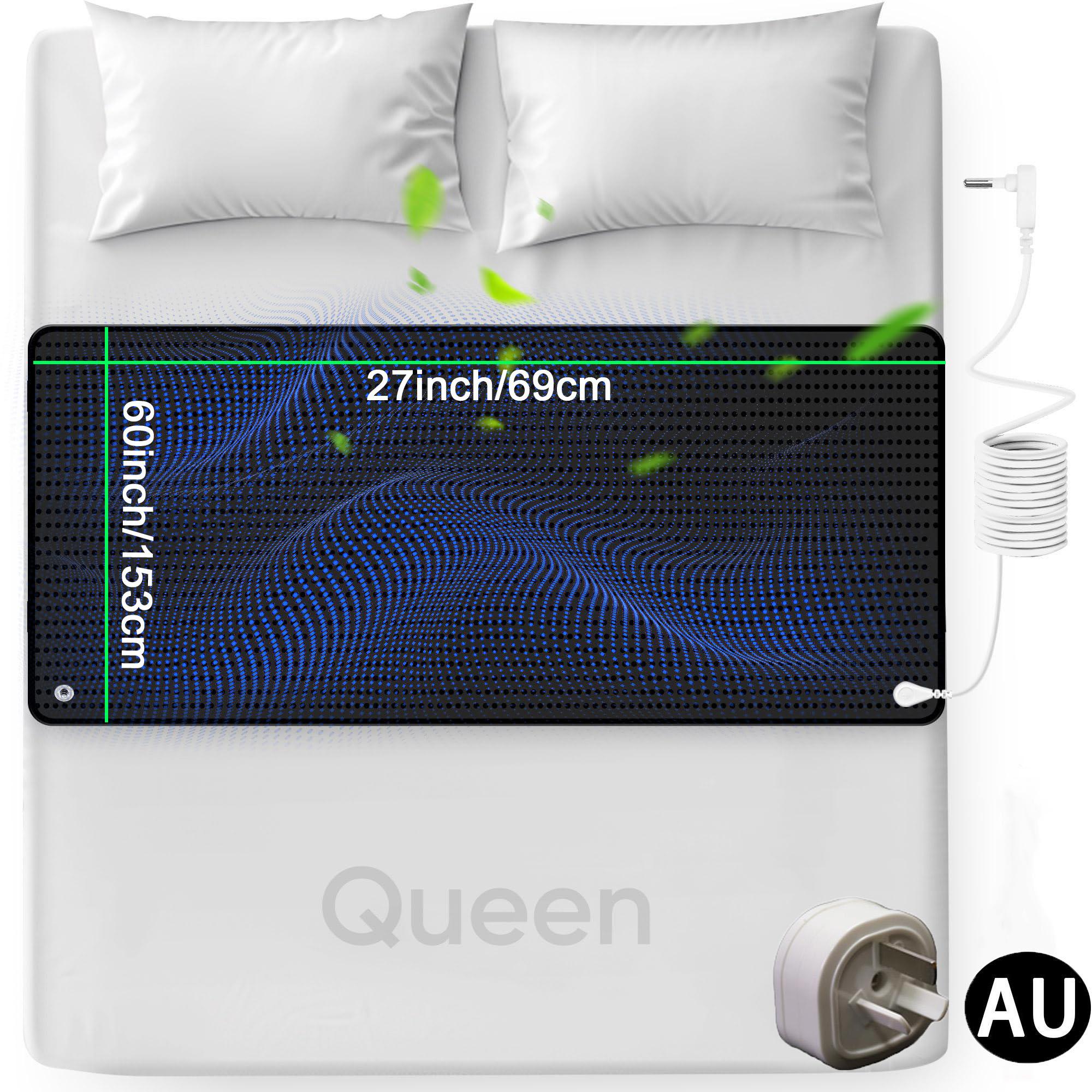 Заземлюючий килимок для ліжка, 27 × 60 дюймів, засіб для сну та болю в приміщенні зі шнуром заземлення AU Plug чорний
Заземлюючий килимок для ліжка, 27 × 60 дюймів, засіб для сну та болю в приміщенні зі шнуром заземлення AU Plug чорний