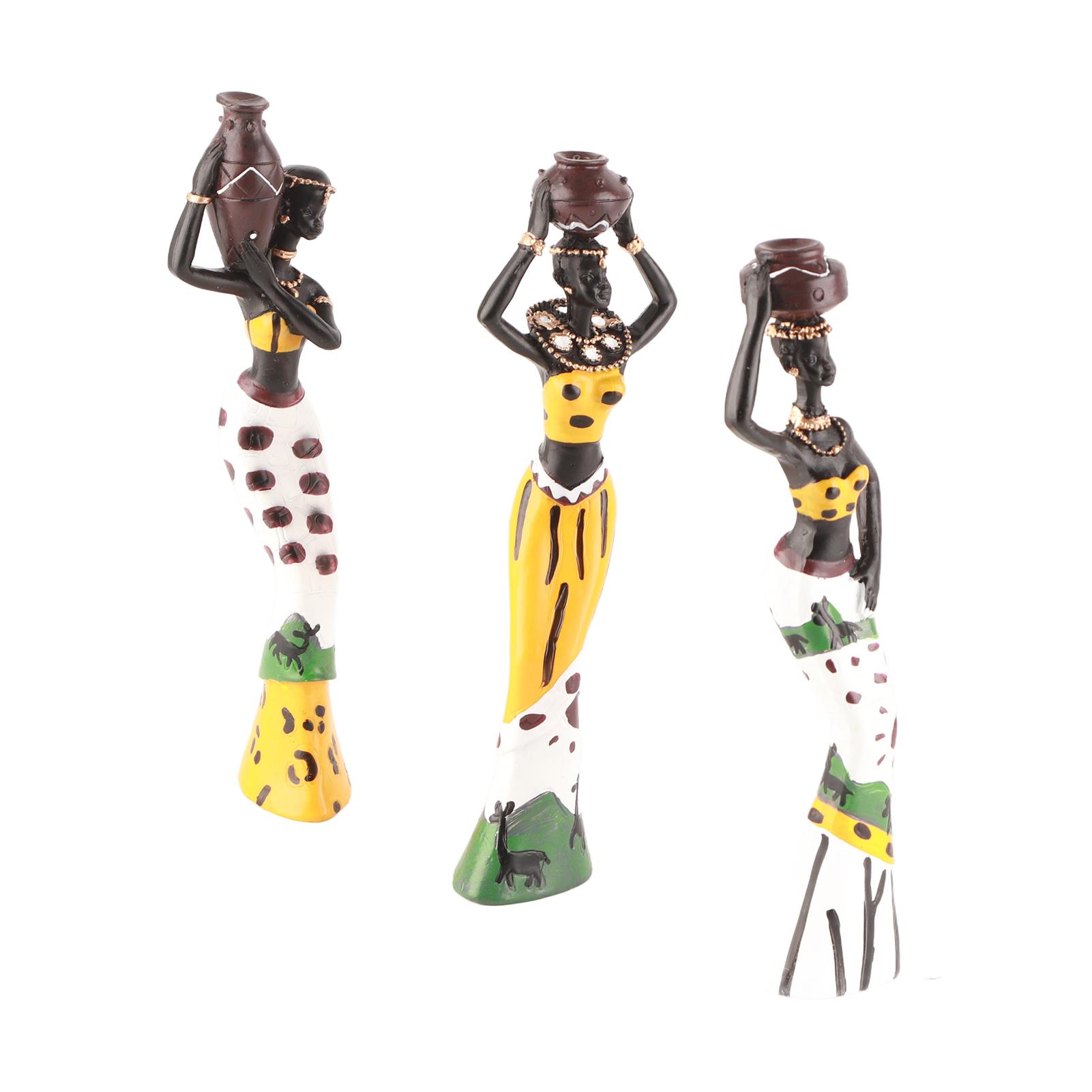 Африканская скульптура Женская фигура Полимерная статуэтка Домашние фигурки Куклы Украшения для настольного декора
Африканская скульптура Женская фигура Полимерная статуэтка Домашние фигурки Куклы Украшения для настольного декора