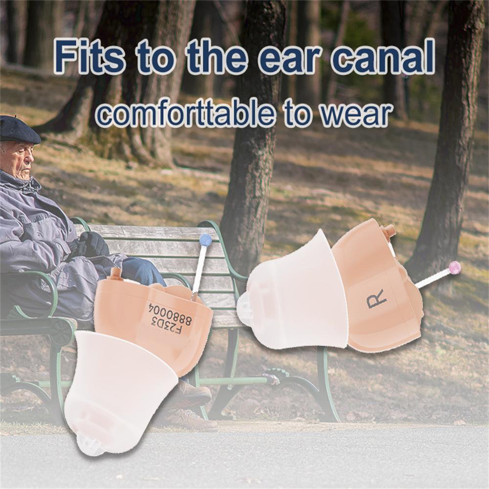 F23D3 1 Pair Invisible CIC Hearing Amplifier 16 Channels Noise Reduction Wireless Hearing Aid for Elderly Deaf Type A
F23D3 1 Pair Invisible CIC Hearing Amplifier 16 Channels Noise Reduction Wireless Hearing Aid for Elderly Deaf Type A
