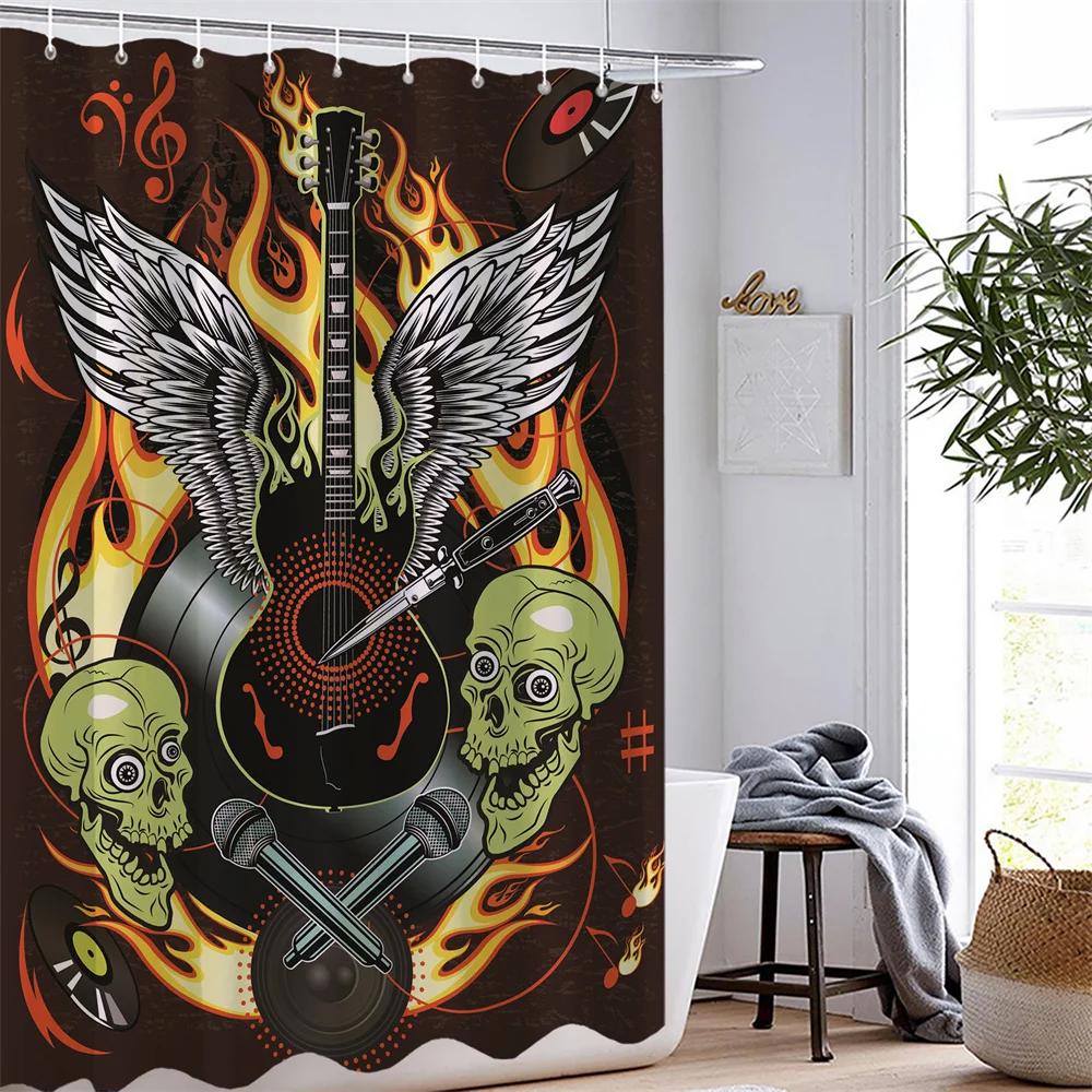 Music Shower Curtain Colorful 3d Printing Waterproof No Punching Polyester Shower Curtains Simple Installation Bathroom Hooks W90xH180cm(35x70in)
Music Shower Curtain Colorful 3d Printing Waterproof No Punching Polyester Shower Curtains Simple Installation Bathroom Hooks W90xH180cm(35x70in)