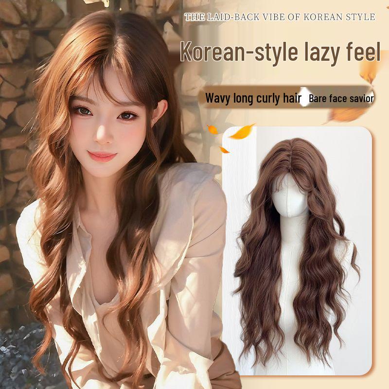 Women s Full-Cover Wig: Caramel Warm Brown, Long Curly, Middle Part, Daily Wear
Women s Full-Cover Wig: Caramel Warm Brown, Long Curly, Middle Part, Daily Wear