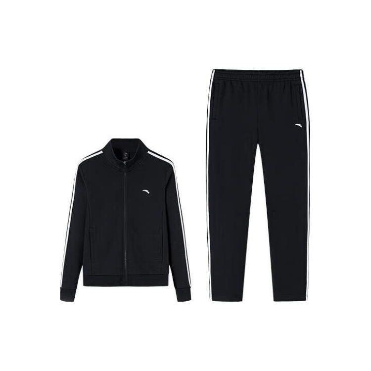 Anta Striped Zipper Stand Collar Fleece Long Sleeve Jacket And Pants Casual Set Women sets Basic-Black 962347202-1 M
Anta Striped Zipper Stand Collar Fleece Long Sleeve Jacket And Pants Casual Set Women sets Basic-Black 962347202-1 M