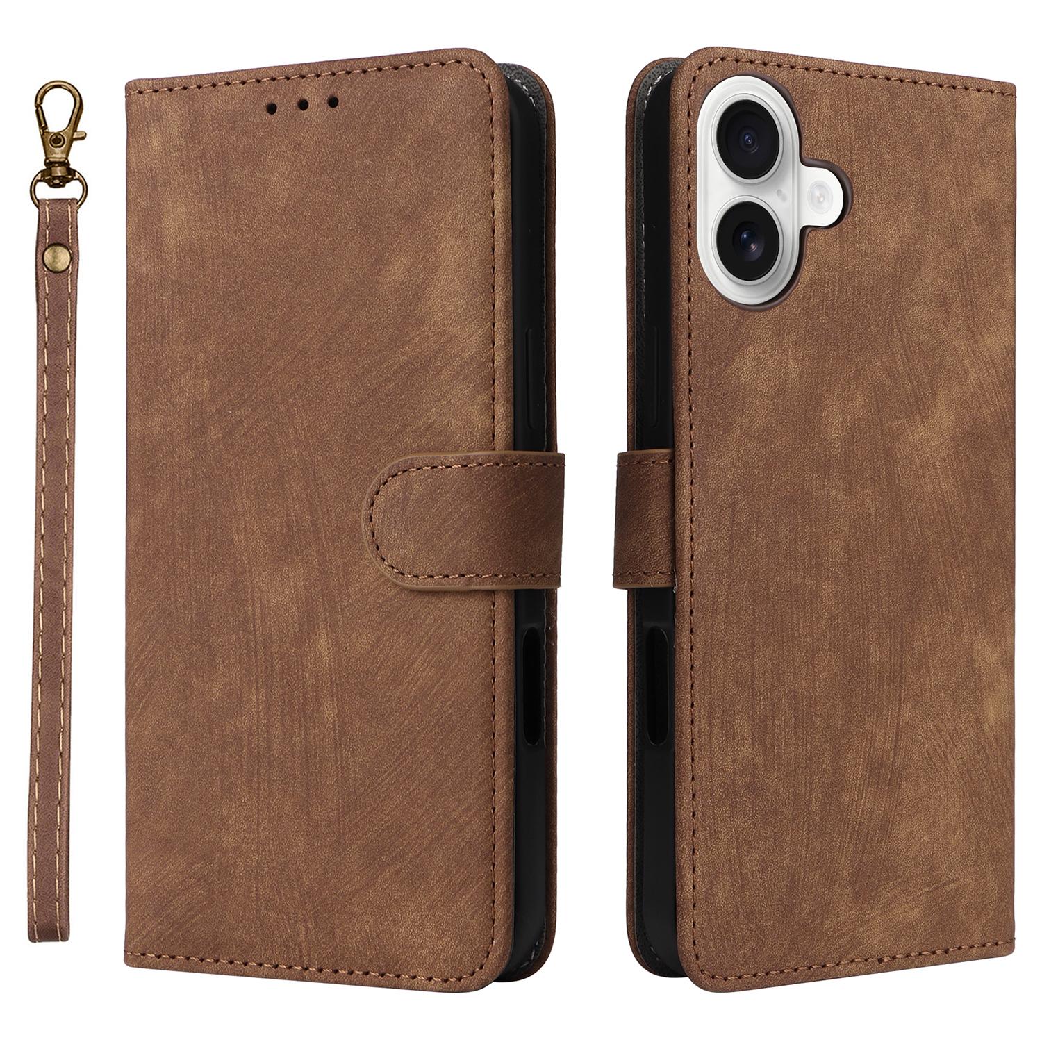 For iPhone 16 Wallet Case RFID Blocking PU Leather Cover Stand View Brown
For iPhone 16 Wallet Case RFID Blocking PU Leather Cover Stand View Brown