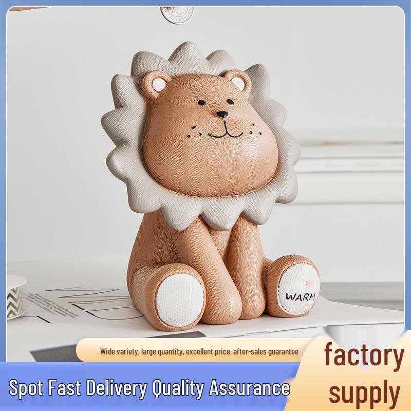 Large Nordic Lion Piggy Bank: Cute Decorative Coin Holder for Children s Room or Living Room
Large Nordic Lion Piggy Bank: Cute Decorative Coin Holder for Children s Room or Living Room