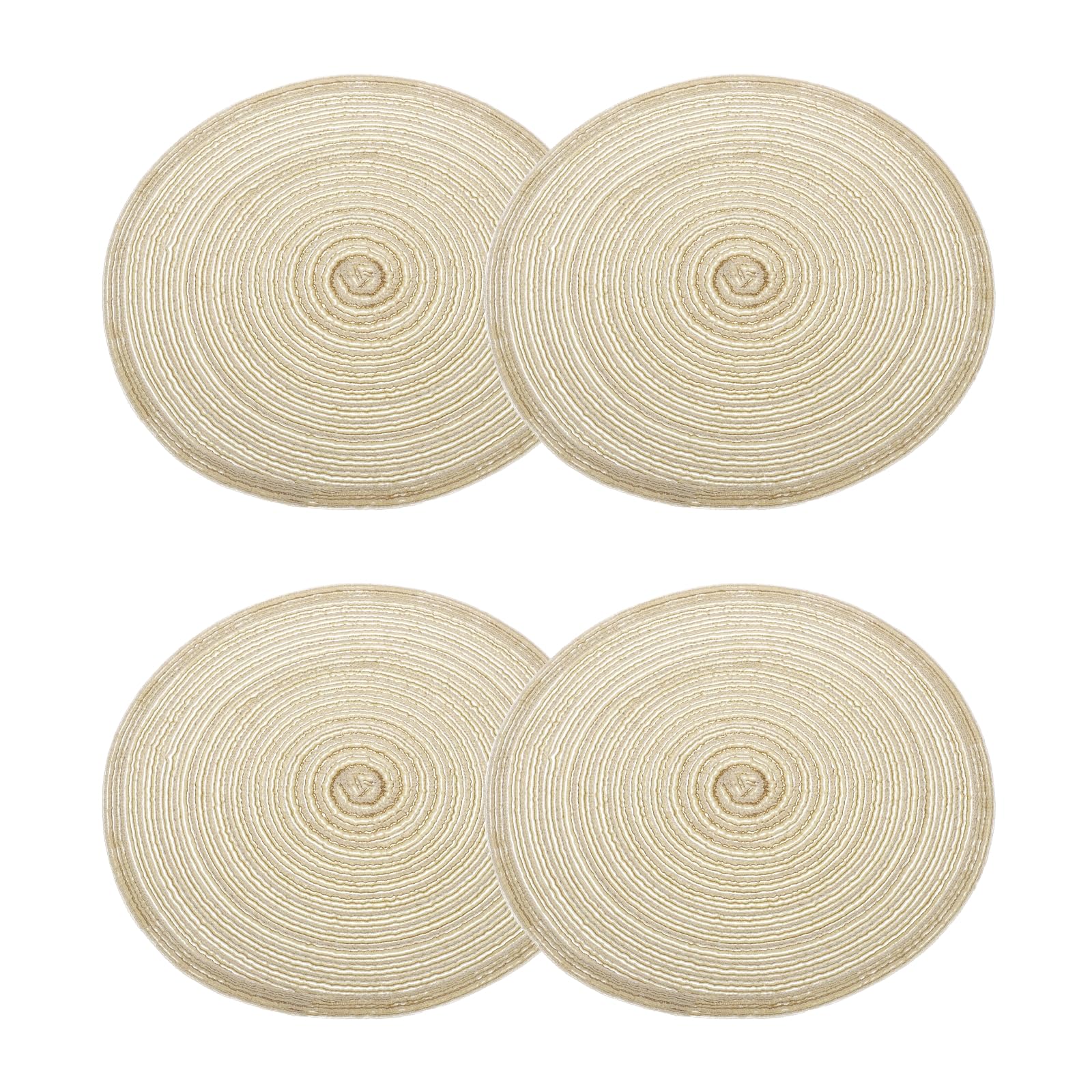 uxcell 4-Piece Round Braid Placemats, 12 Non-Slip Round Table Mats for Dining Tables, Washable, Warm Braided Placemats for Indoor and Outdoor Use, Pe
uxcell 4-Piece Round Braid Placemats, 12 Non-Slip Round Table Mats for Dining Tables, Washable, Warm Braided Placemats for Indoor and Outdoor Use, Pe