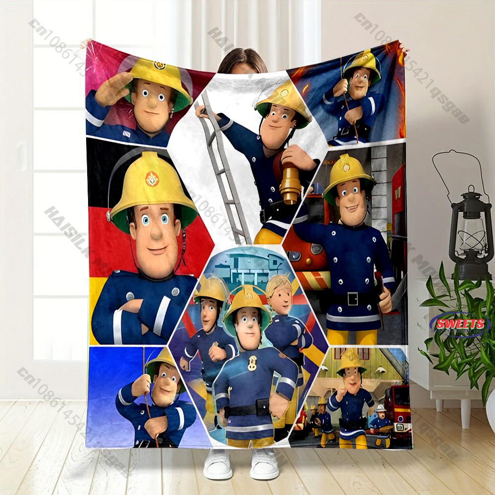 Cartoon Animation Theme Blanket Fireman S-Sam Print Blanket Home Travel Blanket Sofa Bedding Cover Blankets Gift for Boys Girls 75x90cm
Cartoon Animation Theme Blanket Fireman S-Sam Print Blanket Home Travel Blanket Sofa Bedding Cover Blankets Gift for Boys Girls 75x90cm
