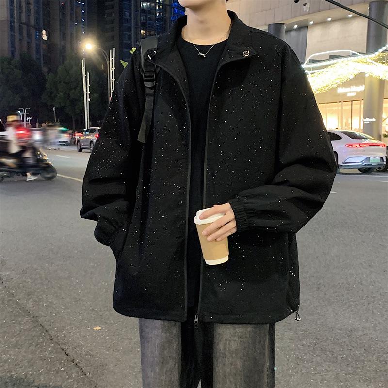 Men s Trendy Printed Stand Collar Jacket - Loose Fit, Casual, Plus Size, Spring/Autumn Lapel Style 3XL чорний
Men s Trendy Printed Stand Collar Jacket - Loose Fit, Casual, Plus Size, Spring/Autumn Lapel Style 3XL чорний