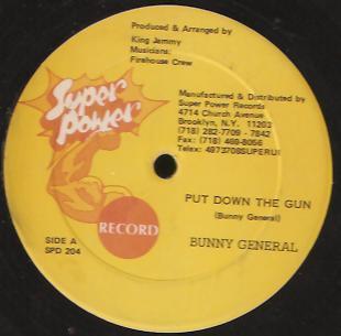 LP Record BUNNY GENERAL COLIN ROACH Put Down The Gun Willow Tree SPD204 Super Power US Reggae Ska Dub Used
LP Record BUNNY GENERAL COLIN ROACH Put Down The Gun Willow Tree SPD204 Super Power US Reggae Ska Dub Used