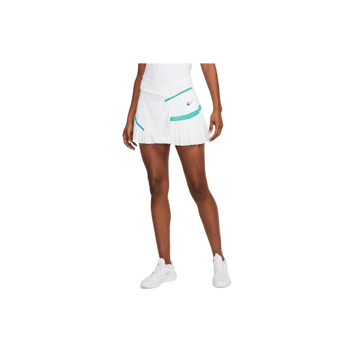 Женская быстросохнущая повседневная юбка в полоску Nike Dri-Fit, темно-бирюзовая, волчье-серая, DD8634-100
Женская быстросохнущая повседневная юбка в полоску Nike Dri-Fit, темно-бирюзовая, волчье-серая, DD8634-100