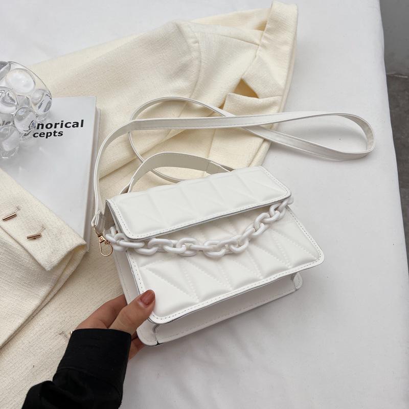 Diamd Chain Handbag Women s Fashi Retro Embossed Small Square Bag Women s Single Shoulder Crossbody Bag A Luxury Bags білий
Diamd Chain Handbag Women s Fashi Retro Embossed Small Square Bag Women s Single Shoulder Crossbody Bag A Luxury Bags білий