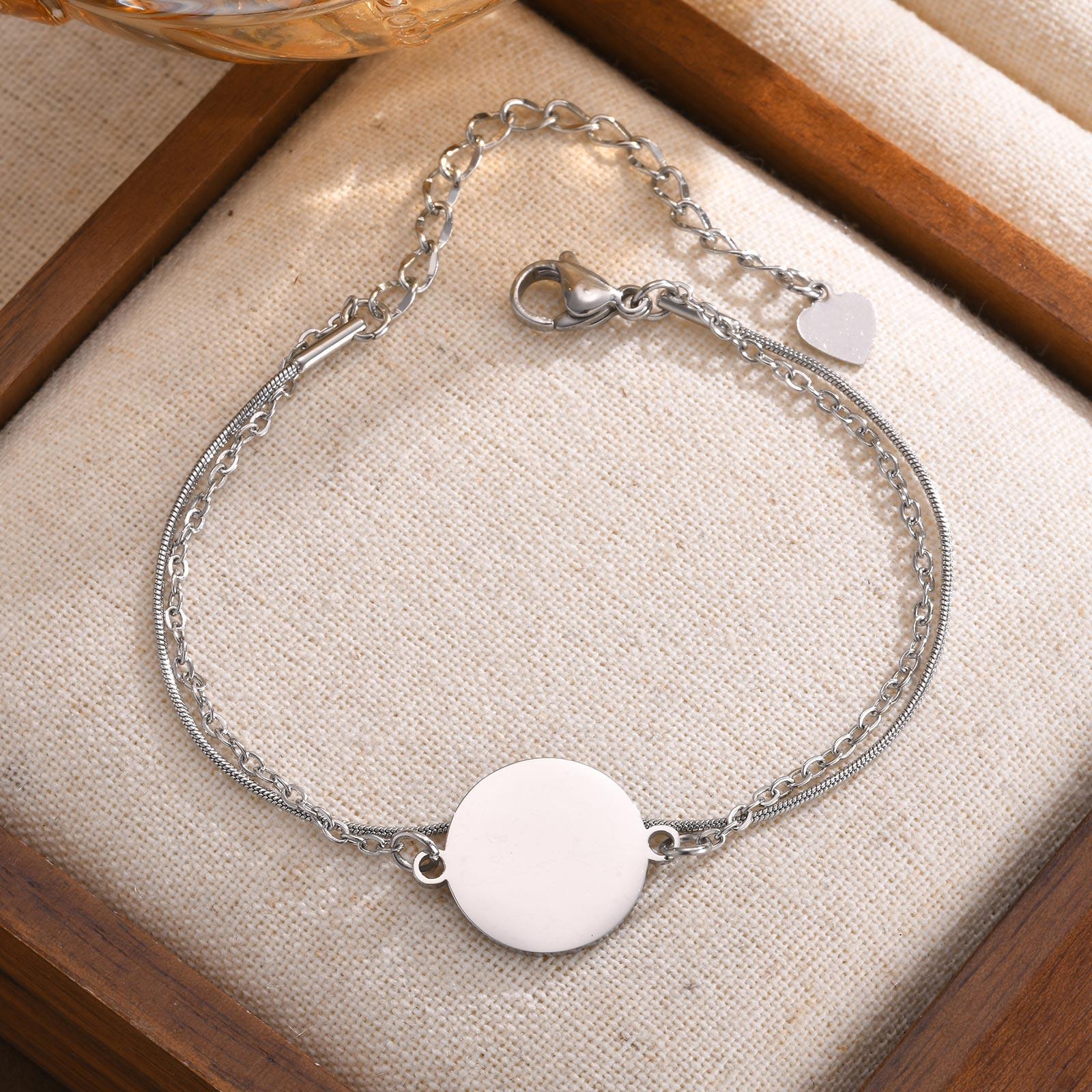 Engrave Name Photo Date ID Bracelet for Women,Stainless Steel Customized Link Chain Bracelets, Valentine s Day Gift Jewelry
Engrave Name Photo Date ID Bracelet for Women,Stainless Steel Customized Link Chain Bracelets, Valentine s Day Gift Jewelry
