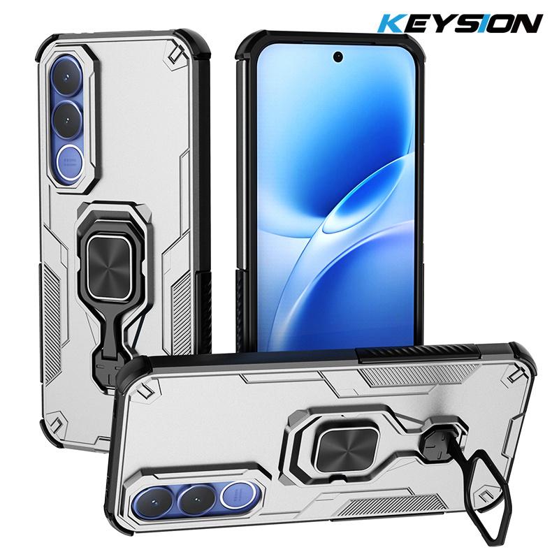 KEYSION Shockproof Armor Case for VIVO V70 FE Soft Silicone+PC Upright Metal Live Ring Stand Phone Back Cover for VIVO V70 FE 5G for VIVO V70 FE
KEYSION Shockproof Armor Case for VIVO V70 FE Soft Silicone+PC Upright Metal Live Ring Stand Phone Back Cover for VIVO V70 FE 5G for VIVO V70 FE