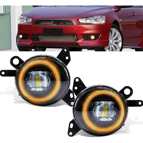 Angel Eye Fog Light For Mitsubishi Lancer 2008-2014 Front Bumper White LED Lamps with Blue Ring 1 Pair MBAE-WY
Angel Eye Fog Light For Mitsubishi Lancer 2008-2014 Front Bumper White LED Lamps with Blue Ring 1 Pair MBAE-WY