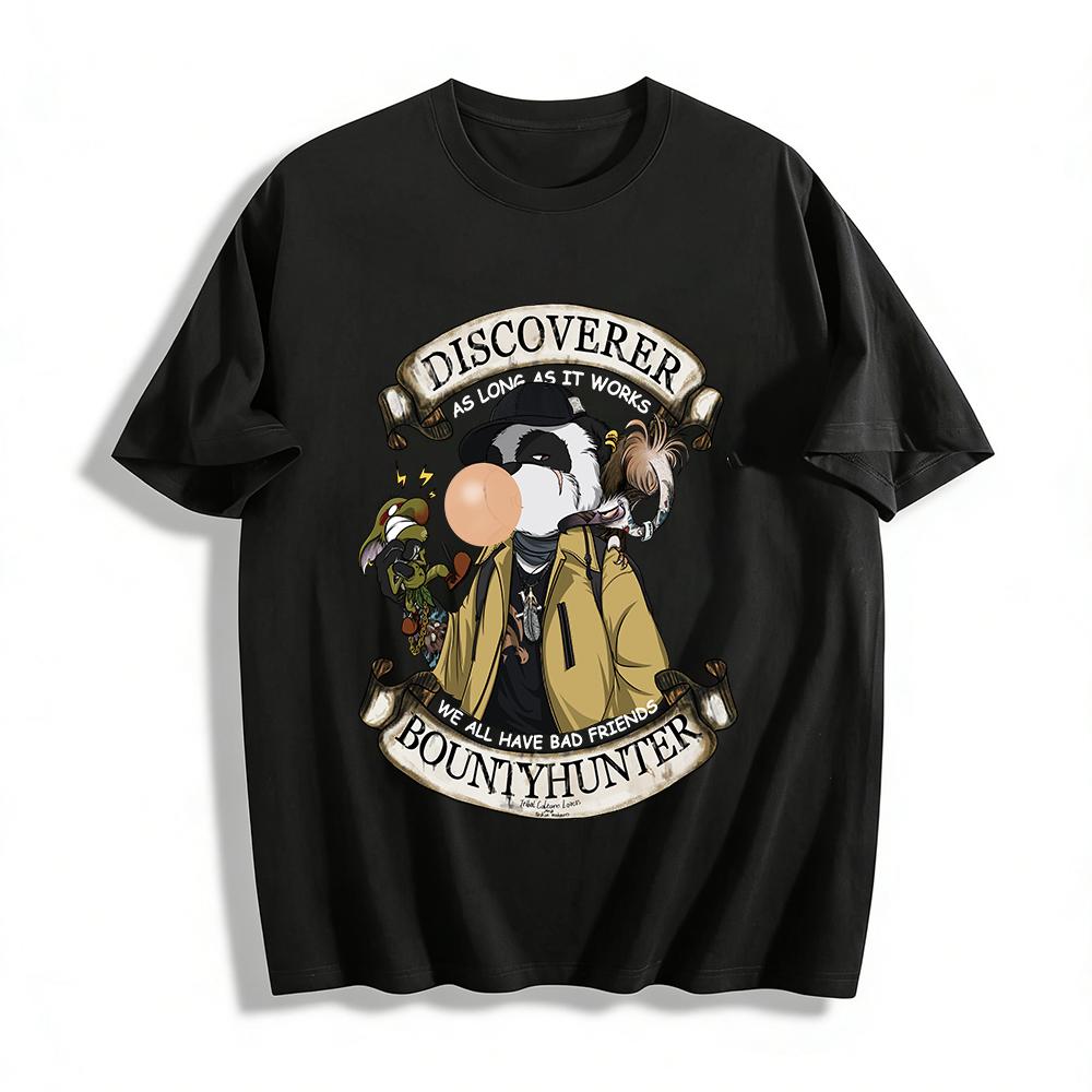 Trendy Panda Discoverer Bounty Hunter Graphic Casual Top Pure cotton T-shirt 6XL
Trendy Panda Discoverer Bounty Hunter Graphic Casual Top Pure cotton T-shirt 6XL