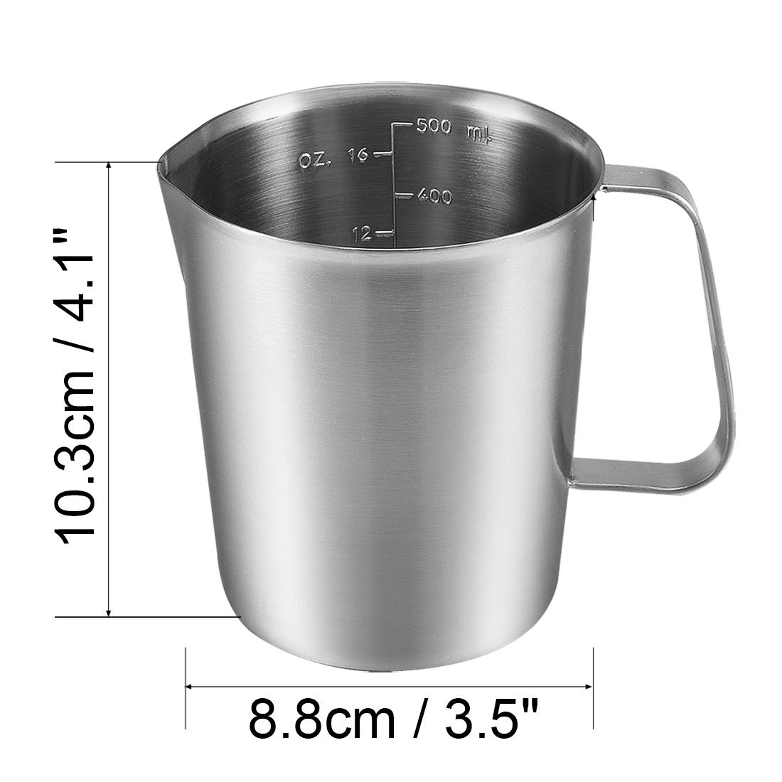 Measuring Cup Upgraded 2 Measurement Scales Including L Scale Ounce Scale Measuring Cup w Marking with Handle 16 Ounces 500mL United States
Measuring Cup Upgraded 2 Measurement Scales Including L Scale Ounce Scale Measuring Cup w Marking with Handle 16 Ounces 500mL United States
