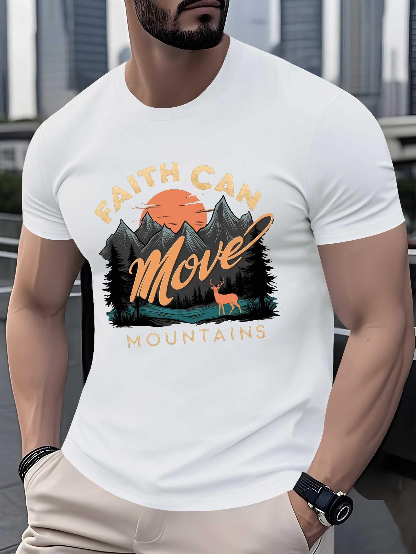Men s White Letter Mountain Print 100% Pure Cotton Casual Round Neck Short Sleeved Daily Outdoor Sports Breathable T-shirt 4XL
Men s White Letter Mountain Print 100% Pure Cotton Casual Round Neck Short Sleeved Daily Outdoor Sports Breathable T-shirt 4XL