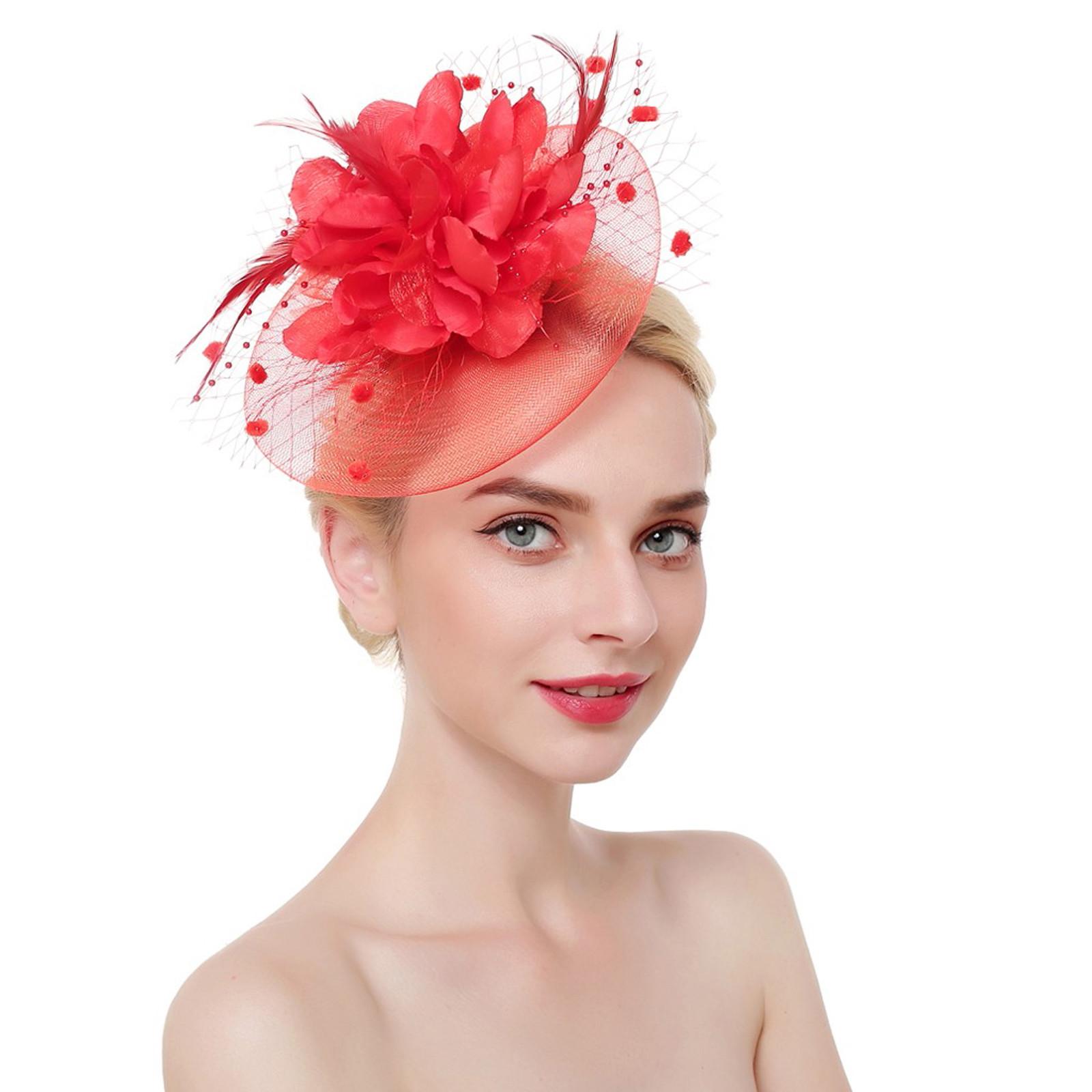 Женщины цветок сетки ленты перья повязка на голову коктейль чаепитие шляпа головные уборы One Size красный
Женщины цветок сетки ленты перья повязка на голову коктейль чаепитие шляпа головные уборы One Size красный