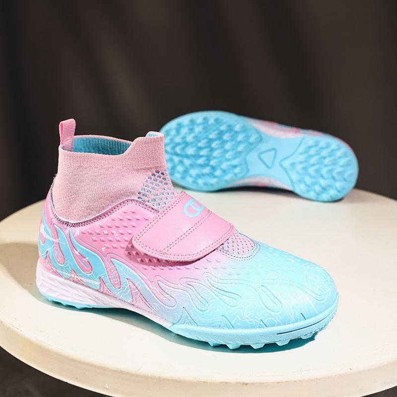 Factory direct sales of new football shoes boys children Velcro high-top primary school version girls broken nails grass training 39
Factory direct sales of new football shoes boys children Velcro high-top primary school version girls broken nails grass training 39