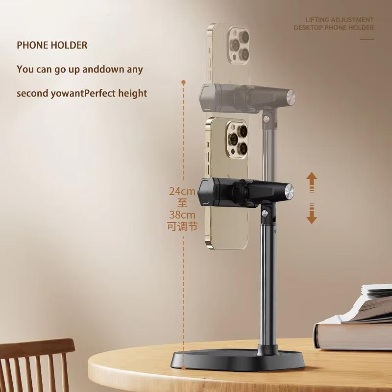 Cell Phone Stand Desk Phone Holder Height Angle Adjustable Aluminum Alloy Universal Phone Stand Office for iPhone 16Pro Max Plus чорний
Cell Phone Stand Desk Phone Holder Height Angle Adjustable Aluminum Alloy Universal Phone Stand Office for iPhone 16Pro Max Plus чорний