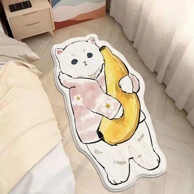 Cute Cat Rug Nordic Plush Carpet Non-Slip Soft Floor Mats For Bedroom Living Room Decor 40x100cmXS
Cute Cat Rug Nordic Plush Carpet Non-Slip Soft Floor Mats For Bedroom Living Room Decor 40x100cmXS