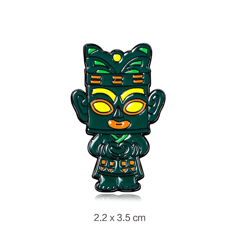 Значки «Саньсиндуй» из бронзы за культурное творчество: Украшения для рюкзака в китайском стиле
Значки «Саньсиндуй» из бронзы за культурное творчество: Украшения для рюкзака в китайском стиле