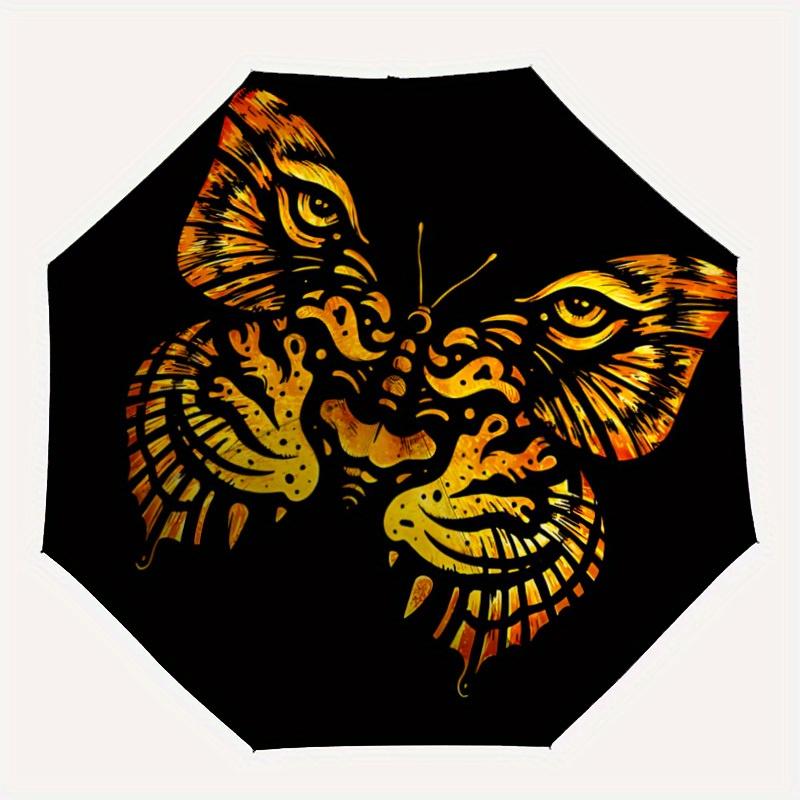 1pc Tiger Face Print Automatic Opening/closing Umbrella with Auto Open/Close, Windproof, Foldable Sunshade yy250811175
1pc Tiger Face Print Automatic Opening/closing Umbrella with Auto Open/Close, Windproof, Foldable Sunshade yy250811175