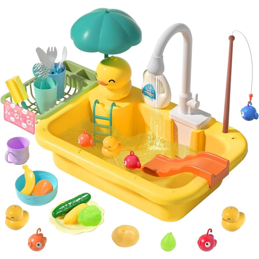 Play Sink With Running Water Kitchen Sink Toys Electric Faucet Play Kitchen Plaything Pool Floating Fishing Toys For Water Play
Play Sink With Running Water Kitchen Sink Toys Electric Faucet Play Kitchen Plaything Pool Floating Fishing Toys For Water Play