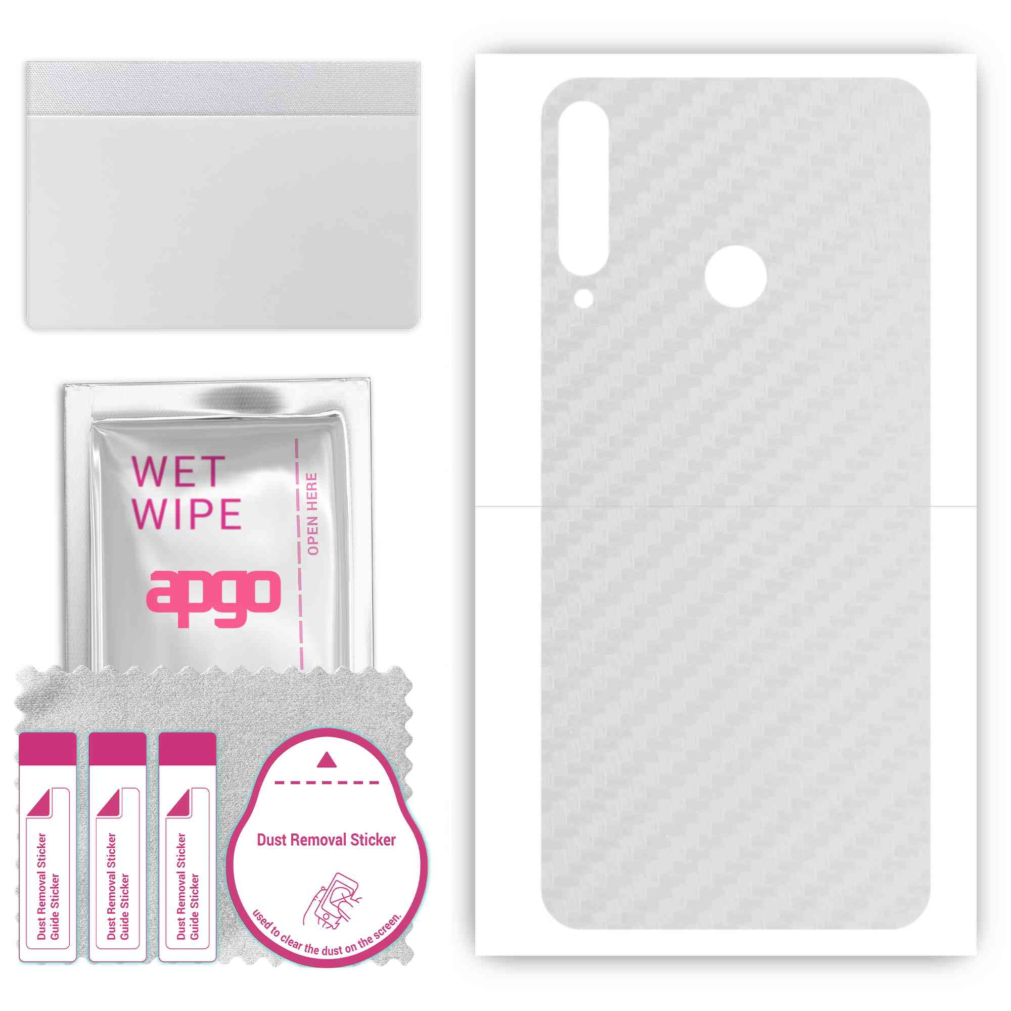 apgo Protective Skin Sticker for the back compatible with Honor 9C, Wrap Film, Foil, Vinyl - Pattern Transparent Carbon
apgo Protective Skin Sticker for the back compatible with Honor 9C, Wrap Film, Foil, Vinyl - Pattern Transparent Carbon