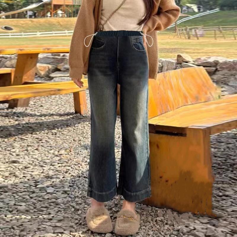 2026 Spring/Autumn Maternity Nine-Tenth Length Side Drawstring Wide-Leg Jeans, Available in Seven Colors L
2026 Spring/Autumn Maternity Nine-Tenth Length Side Drawstring Wide-Leg Jeans, Available in Seven Colors L