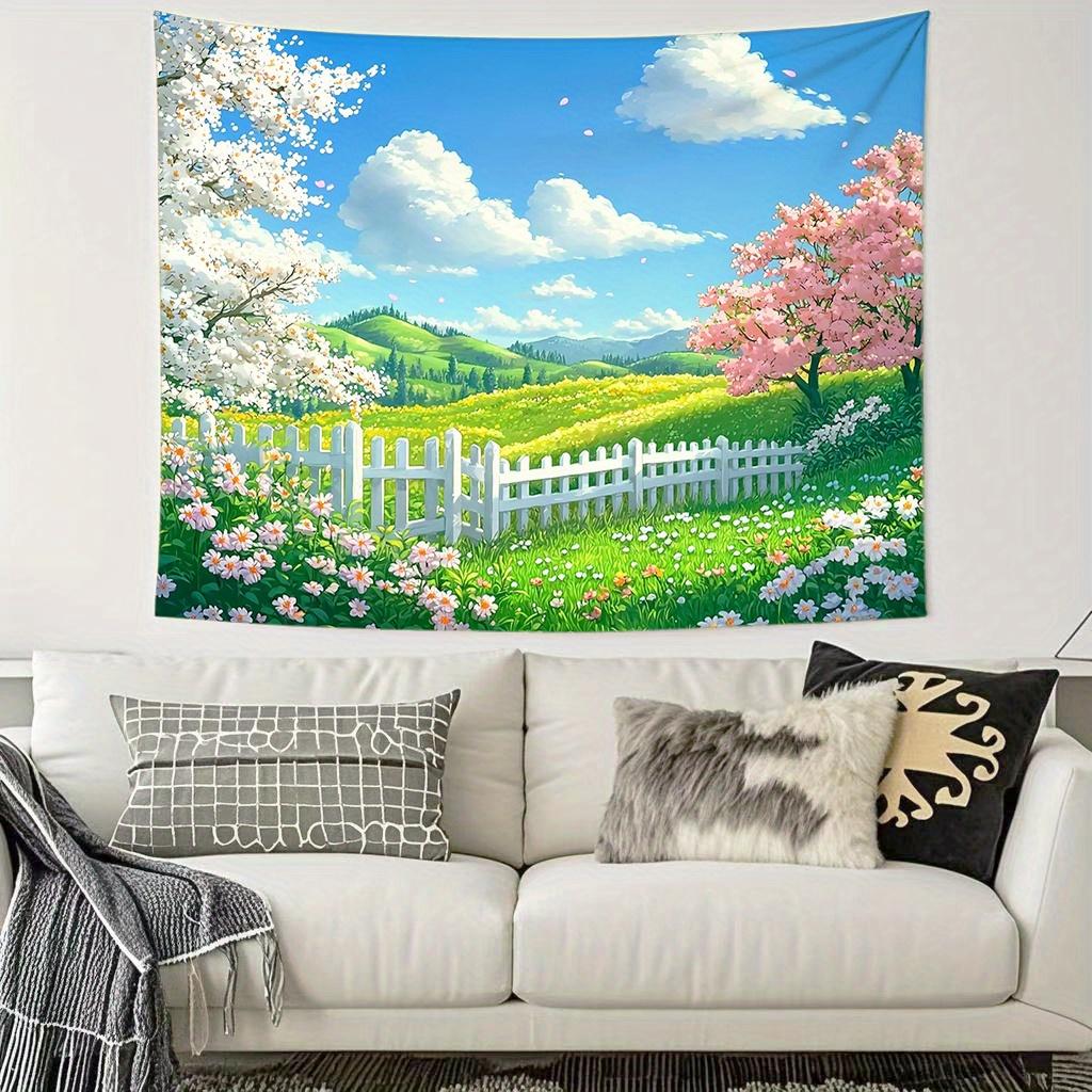 blooming flower fence Digital printing polyester wall tapestry suitable for use in living rooms bedrooms offices bars party 74x94cm(29x37in)
blooming flower fence Digital printing polyester wall tapestry suitable for use in living rooms bedrooms offices bars party 74x94cm(29x37in)