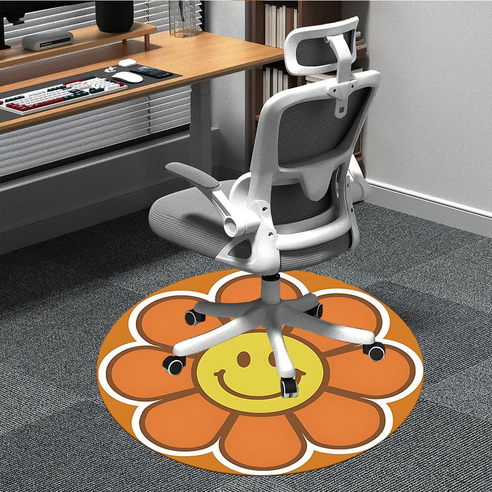 1PC Flower Smiley Face Design Chair Carpet for Office, Indoor Non-Slip Washable Carpet, Soft Comfortable Mat For Office Room yy250930255 80cm by 80cm
1PC Flower Smiley Face Design Chair Carpet for Office, Indoor Non-Slip Washable Carpet, Soft Comfortable Mat For Office Room yy250930255 80cm by 80cm